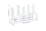 Vidaxl Bicycle Stand For 5 Bikes Floor Freestanding Galvanised Steel Vidaxl Bicycle Stand For 5 Bikes Floor Freestanding Galvanised Steel