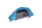 Vidaxl Camping Tent Dome 1-person Blue Waterproof Vidaxl Camping Tent Dome 1-person Blue Waterproof