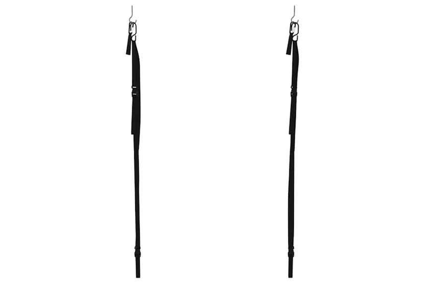 Vidaxl Double Kayak Storage Straps With Paddle Clips 50 Kg Vidaxl Double Kayak Storage Straps With Paddle Clips 50 Kg