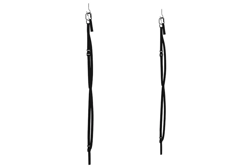 Vidaxl Double Kayak Storage Straps With Paddle Clips 50 Kg Vidaxl Double Kayak Storage Straps With Paddle Clips 50 Kg