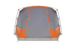 Vidaxl Camping Tent Tunnel 4-person Grey And Orange Waterproof Vidaxl Camping Tent Tunnel 4-person Grey And Orange Waterproof