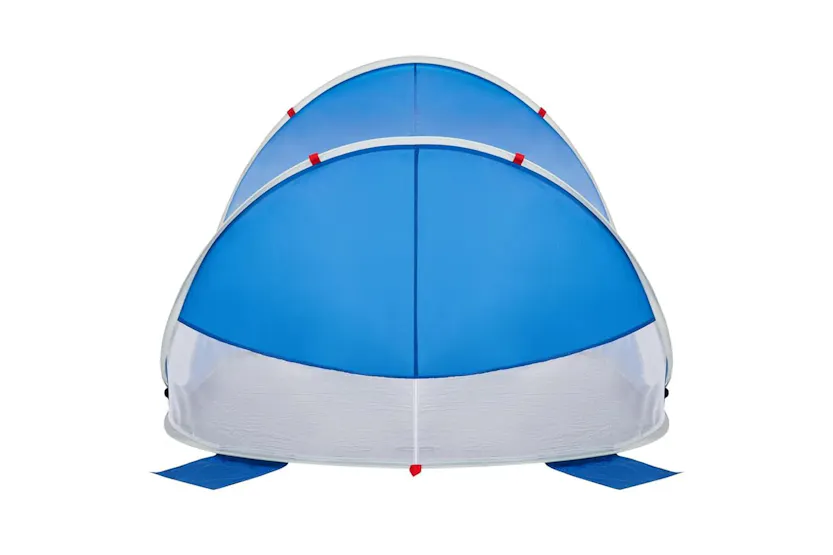 Vidaxl Beach Tent Azure Blue Pop-up Waterproof Vidaxl Beach Tent Azure Blue Pop-up Waterproof