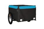 Vidaxl Bike Trailer Black And Blue 45 Kg Iron Vidaxl Bike Trailer Black And Blue 45 Kg Iron