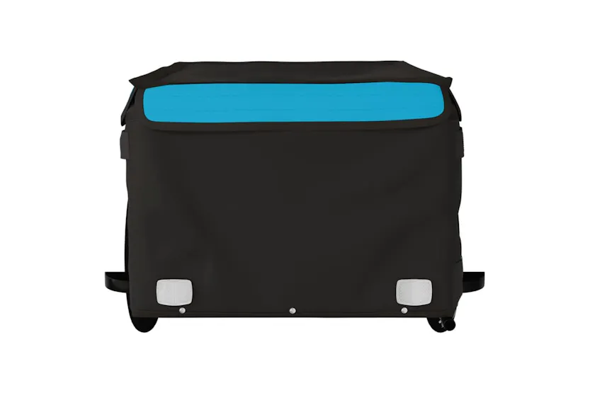Vidaxl Bike Trailer Black And Blue 45 Kg Iron Vidaxl Bike Trailer Black And Blue 45 Kg Iron