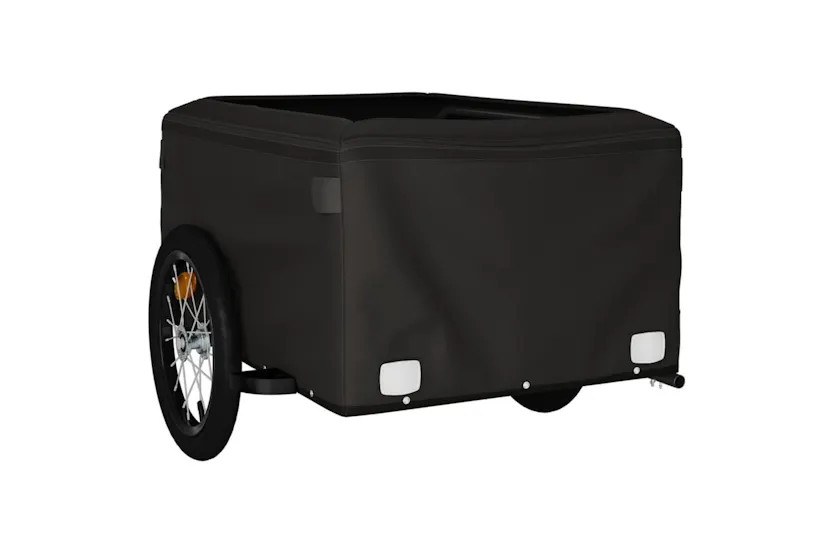 Vidaxl Bike Trailer Black And Blue 45 Kg Iron Vidaxl Bike Trailer Black And Blue 45 Kg Iron
