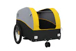 Vidaxl Bike Trailer Black And Yellow 30 Kg Iron Vidaxl Bike Trailer Black And Yellow 30 Kg Iron
