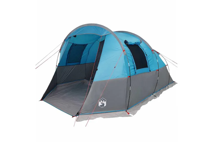 Vidaxl Camping Tent Tunnel 4-person Blue Waterproof Vidaxl Camping Tent Tunnel 4-person Blue Waterproof