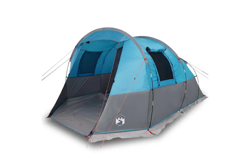 Vidaxl Camping Tent Tunnel 4-person Blue Waterproof Vidaxl Camping Tent Tunnel 4-person Blue Waterproof
