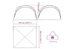 Vidaxl Party Tent White Waterproof Vidaxl Party Tent White Waterproof