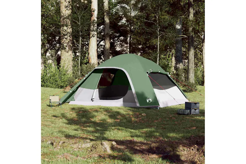 Vidaxl Family Tent Dome 6-person Green Waterproof Vidaxl Family Tent Dome 6-person Green Waterproof