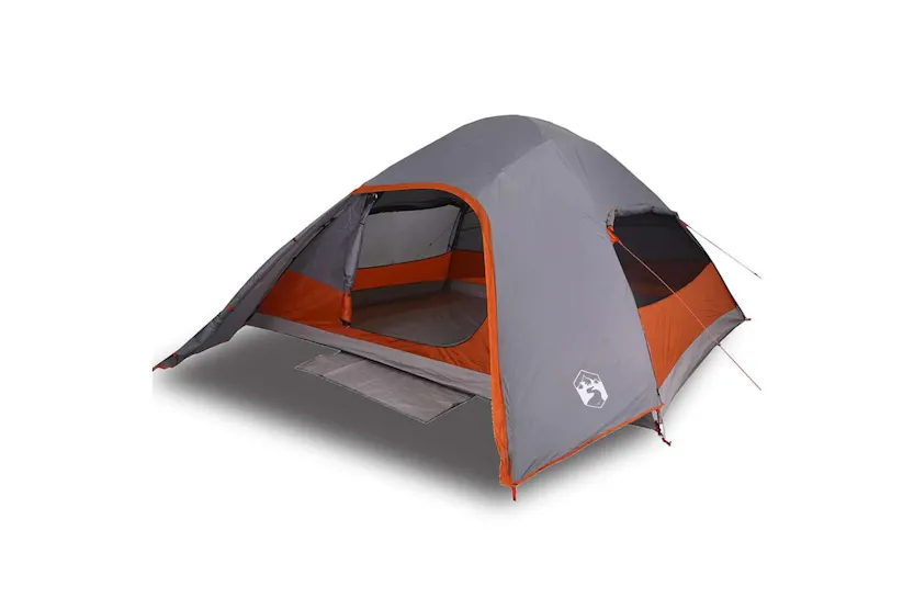 Vidaxl Camping Tent Dome 4-person Grey Waterproof Vidaxl Camping Tent Dome 4-person Grey Waterproof