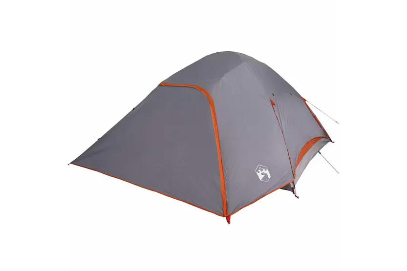Vidaxl Camping Tent Dome 4-person Grey Waterproof Vidaxl Camping Tent Dome 4-person Grey Waterproof