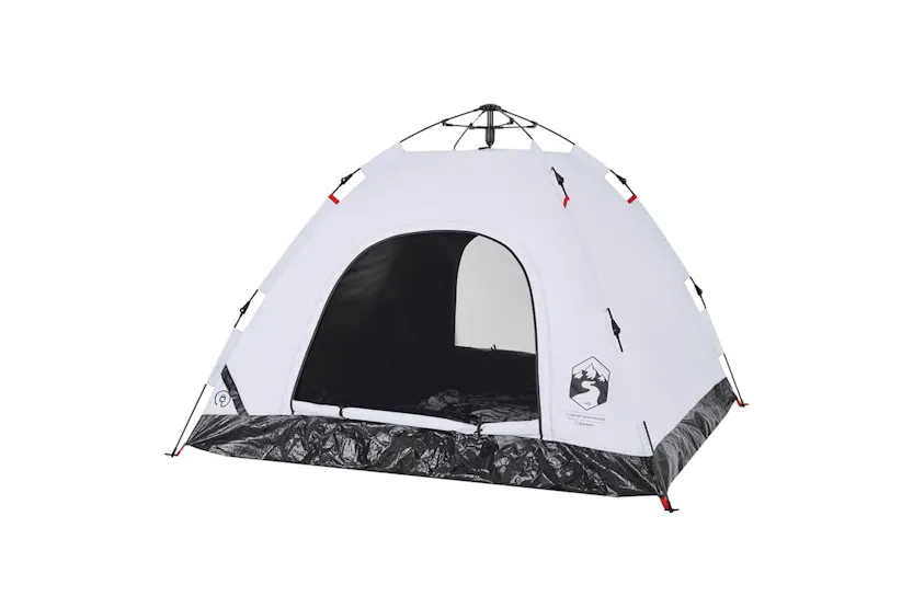 Vidaxl Camping Tent 3-person White Blackout Fabric Quick Release Vidaxl Camping Tent 3-person White Blackout Fabric Quick Release