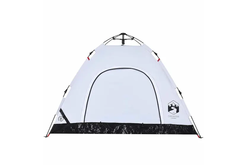 Vidaxl Camping Tent 3-person White Blackout Fabric Quick Release Vidaxl Camping Tent 3-person White Blackout Fabric Quick Release