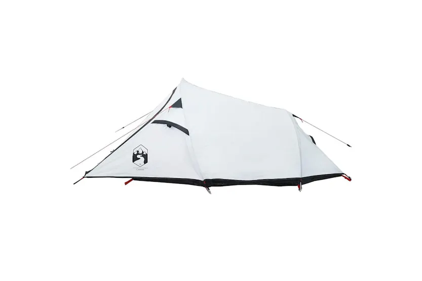 Vidaxl Camping Tent Tunnel 2-person White Blackout Fabric Waterproof Vidaxl Camping Tent Tunnel 2-person White Blackout Fabric Waterproof