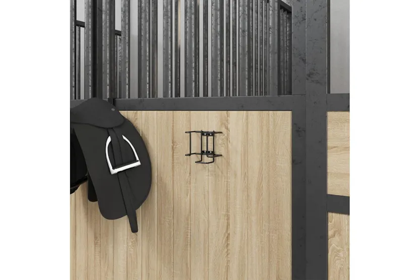 Vidaxl Salt Lick Holder Black Steel Vidaxl Salt Lick Holder Black Steel