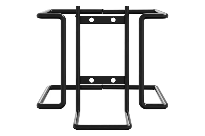 Vidaxl Salt Lick Holder Black Steel Vidaxl Salt Lick Holder Black Steel