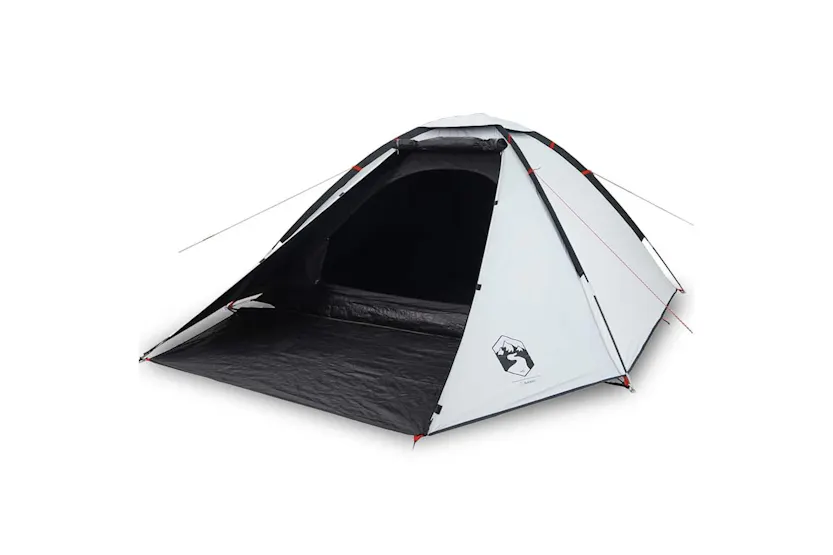 Vidaxl Camping Tent Dome 2-person White Blackout Fabric Waterproof Vidaxl Camping Tent Dome 2-person White Blackout Fabric Waterproof