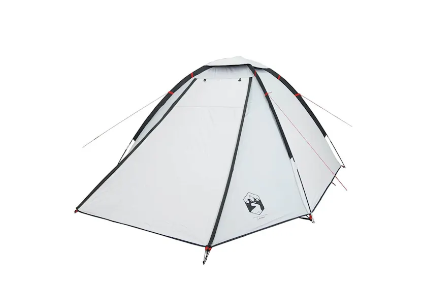 Vidaxl Camping Tent Dome 2-person White Blackout Fabric Waterproof Vidaxl Camping Tent Dome 2-person White Blackout Fabric Waterproof