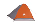 Vidaxl Camping Tent Dome 2-person Grey And Orange Waterproof Vidaxl Camping Tent Dome 2-person Grey And Orange Waterproof