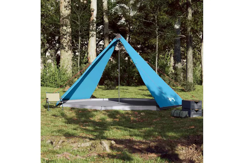 Vidaxl Family Tent Tipi 8-person Blue Waterproof Vidaxl Family Tent Tipi 8-person Blue Waterproof