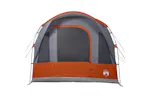 Vidaxl Camping Tent Tunnel 3-person Grey And Orange Waterproof Vidaxl Camping Tent Tunnel 3-person Grey And Orange Waterproof