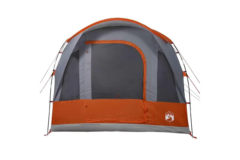 Vidaxl Camping Tent Tunnel 3-person Grey And Orange Waterproof Vidaxl Camping Tent Tunnel 3-person Grey And Orange Waterproof