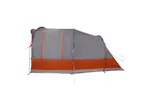 Vidaxl Camping Tent Tunnel 3-person Grey And Orange Waterproof Vidaxl Camping Tent Tunnel 3-person Grey And Orange Waterproof