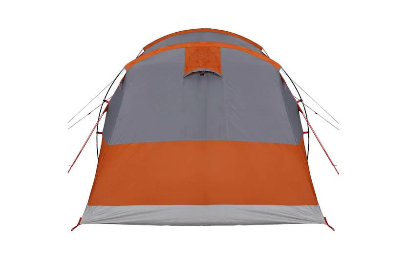 Vidaxl Camping Tent Tunnel 3-person Grey And Orange Waterproof Vidaxl Camping Tent Tunnel 3-person Grey And Orange Waterproof