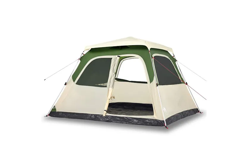 Vidaxl Family Tent Dome 6-person Green Quick Release Vidaxl Family Tent Dome 6-person Green Quick Release