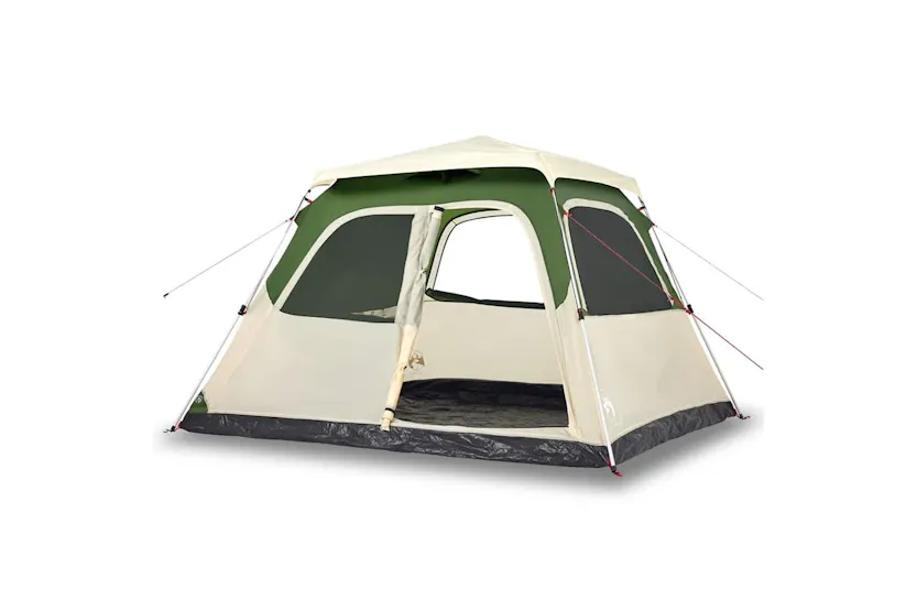 Vidaxl Family Tent Dome 6-person Green Quick Release Vidaxl Family Tent Dome 6-person Green Quick Release