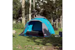 Vidaxl Camping Tent Dome 3-person Blue Quick Release Vidaxl Camping Tent Dome 3-person Blue Quick Release