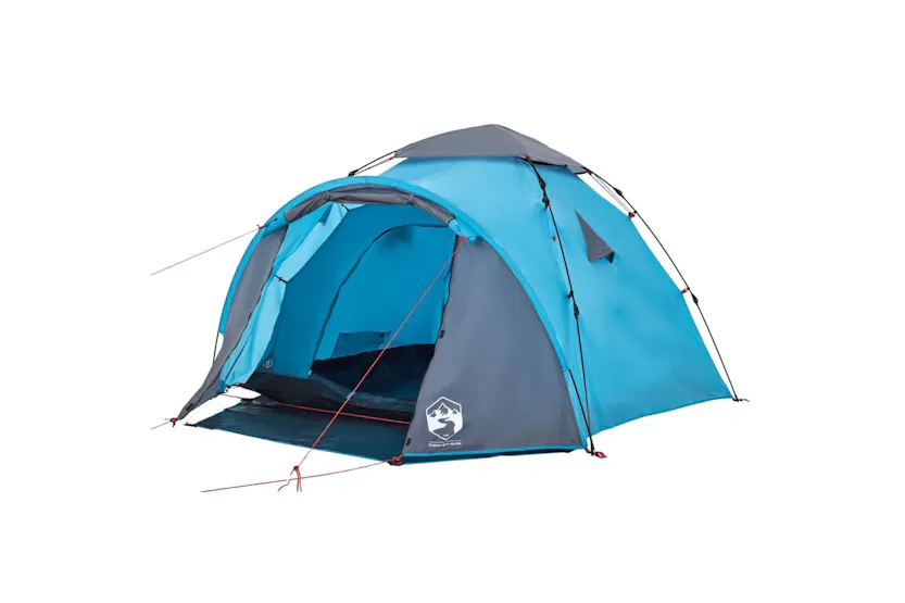 Vidaxl Camping Tent Dome 3-person Blue Quick Release Vidaxl Camping Tent Dome 3-person Blue Quick Release