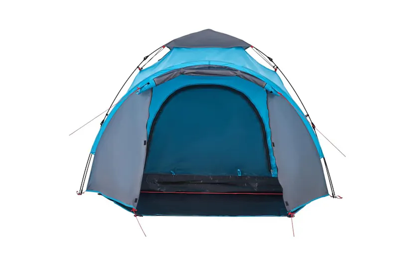 Vidaxl Camping Tent Dome 3-person Blue Quick Release Vidaxl Camping Tent Dome 3-person Blue Quick Release