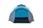 Vidaxl Camping Tent Dome 3-person Blue Quick Release Vidaxl Camping Tent Dome 3-person Blue Quick Release