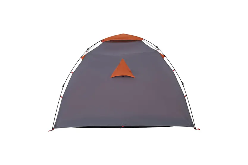 Vidaxl Camping Tent Dome 4-person Grey And Orange Quick Release Vidaxl Camping Tent Dome 4-person Grey And Orange Quick Release