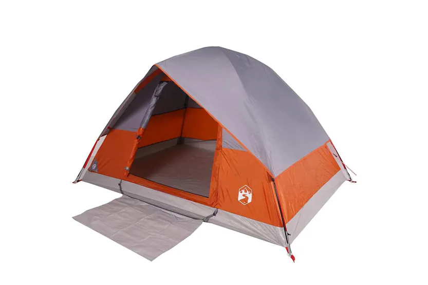 Vidaxl Camping Tent Dome 2-person Orange Waterproof Vidaxl Camping Tent Dome 2-person Orange Waterproof