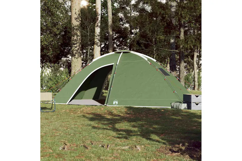 Vidaxl Camping Tent 8-person Green Waterproof Vidaxl Camping Tent 8-person Green Waterproof