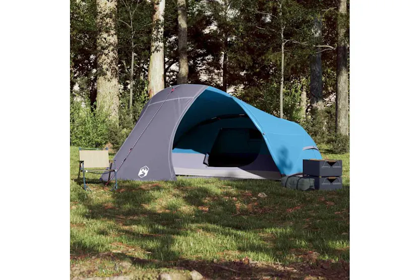 Vidaxl Camping Tent Dome 4-person Blue Waterproof Vidaxl Camping Tent Dome 4-person Blue Waterproof