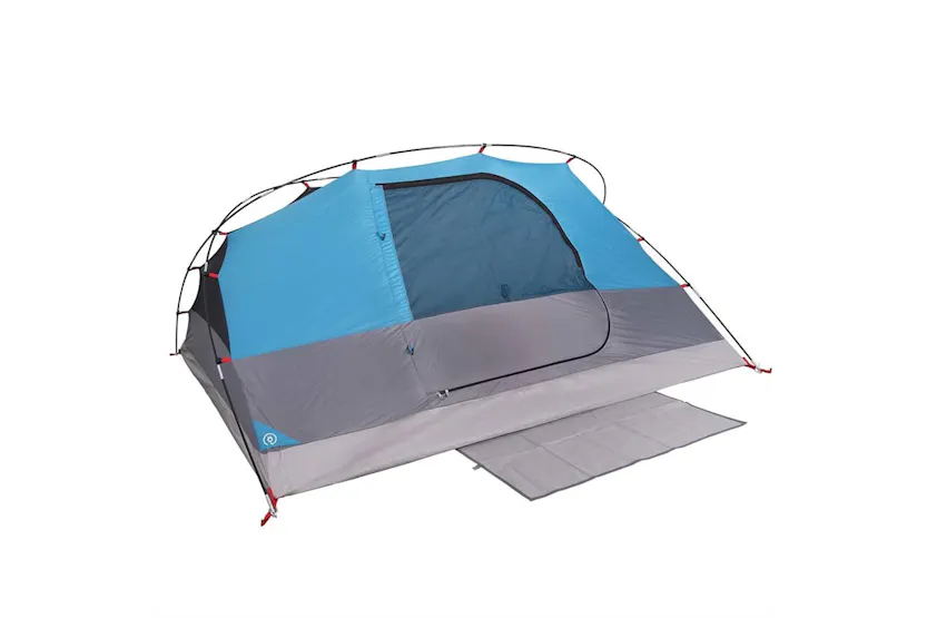 Vidaxl Camping Tent Dome 4-person Blue Waterproof Vidaxl Camping Tent Dome 4-person Blue Waterproof