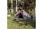 Vidaxl Camping Tent Dome 2-person Grey And Orange Waterproof Vidaxl Camping Tent Dome 2-person Grey And Orange Waterproof