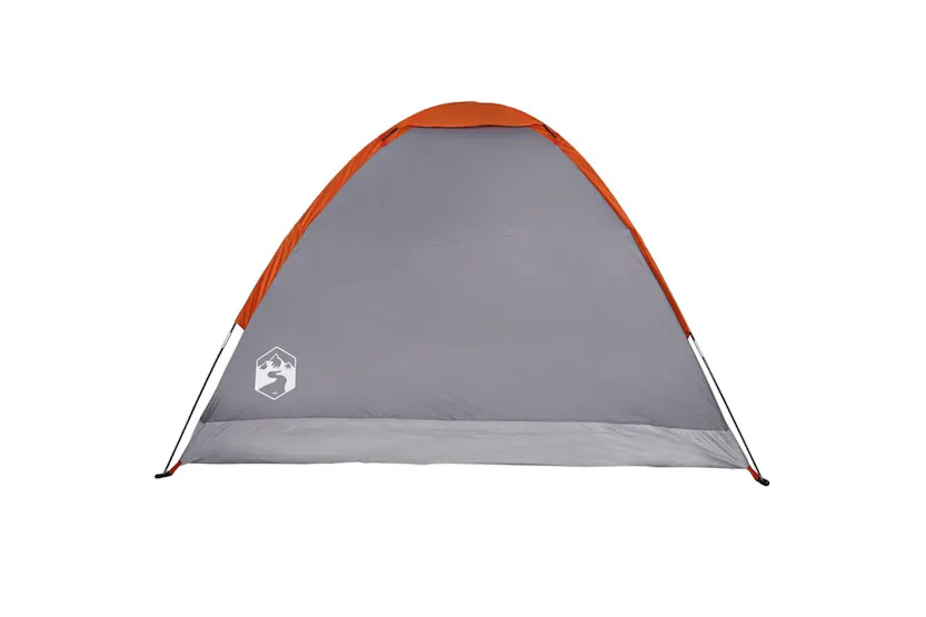Vidaxl Camping Tent Dome 2-person Grey And Orange Waterproof Vidaxl Camping Tent Dome 2-person Grey And Orange Waterproof