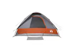 Vidaxl Camping Tent Dome 2-person Grey And Orange Waterproof Vidaxl Camping Tent Dome 2-person Grey And Orange Waterproof