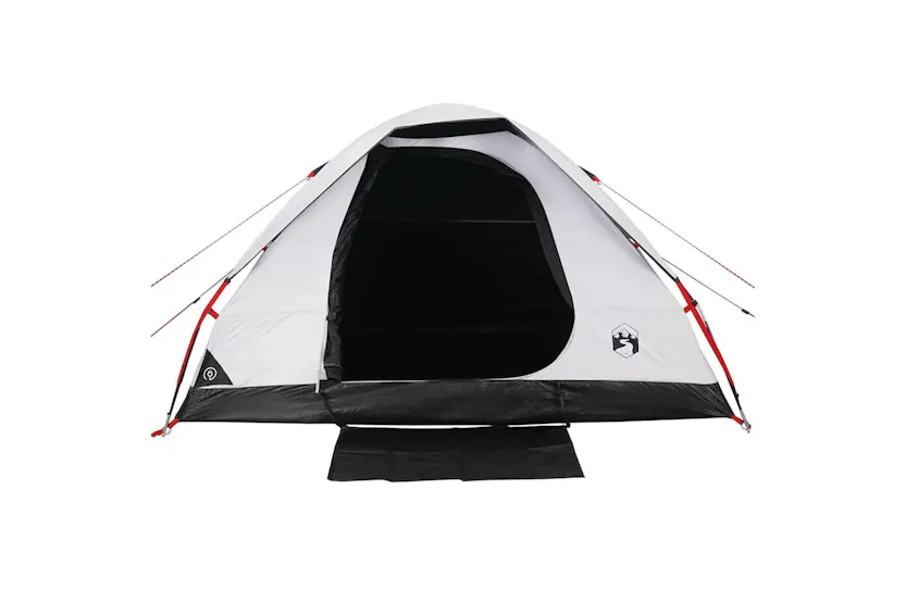 Vidaxl Camping Tent Dome 4-person White Blackout Fabric Waterproof Vidaxl Camping Tent Dome 4-person White Blackout Fabric Waterproof