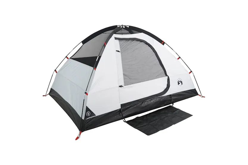 Vidaxl Camping Tent Dome 4-person White Blackout Fabric Waterproof Vidaxl Camping Tent Dome 4-person White Blackout Fabric Waterproof
