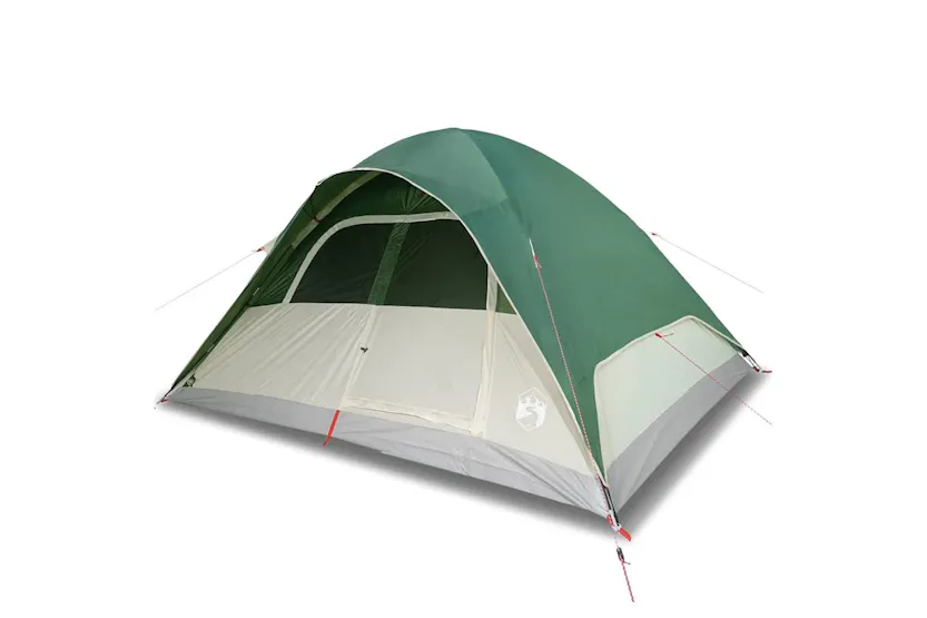 Vidaxl Family Tent Dome 6-person Green Waterproof Vidaxl Family Tent Dome 6-person Green Waterproof
