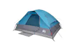 Vidaxl Family Tent Dome 6-person Blue Waterproof Vidaxl Family Tent Dome 6-person Blue Waterproof