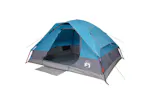 Vidaxl Family Tent Dome 6-person Blue Waterproof Vidaxl Family Tent Dome 6-person Blue Waterproof