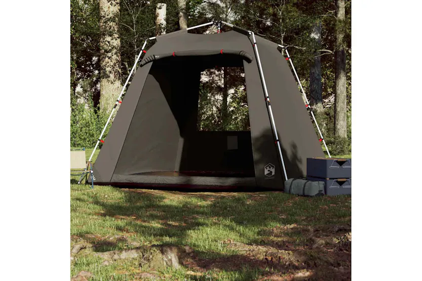 Vidaxl Fishing Tent 4-person Brown Quick Release Vidaxl Fishing Tent 4-person Brown Quick Release
