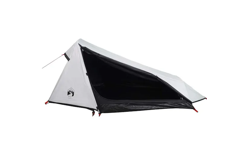 Vidaxl Camping Tent Tunnel 1-person White Blackout Fabric Waterproof Vidaxl Camping Tent Tunnel 1-person White Blackout Fabric Waterproof